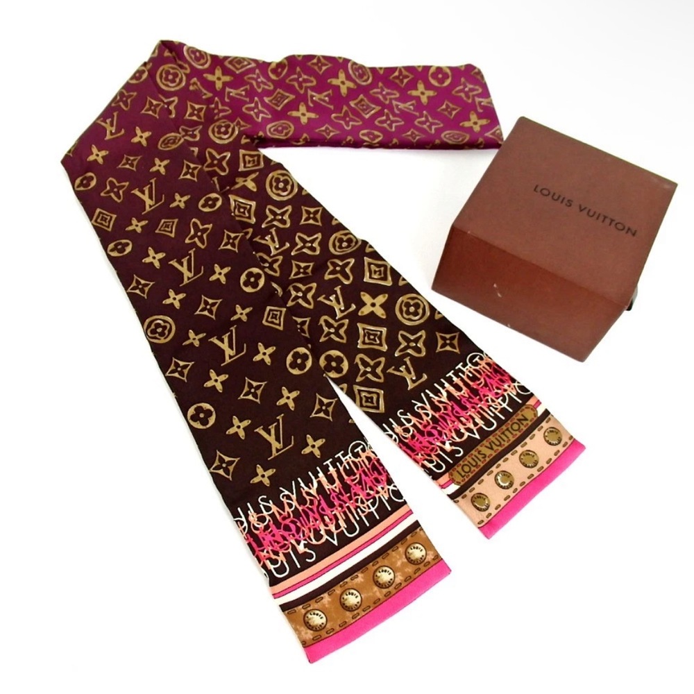 ‼️SOLD‼️Louis Vuitton Multicolor Monogram Scarf - Picture 1 of 8